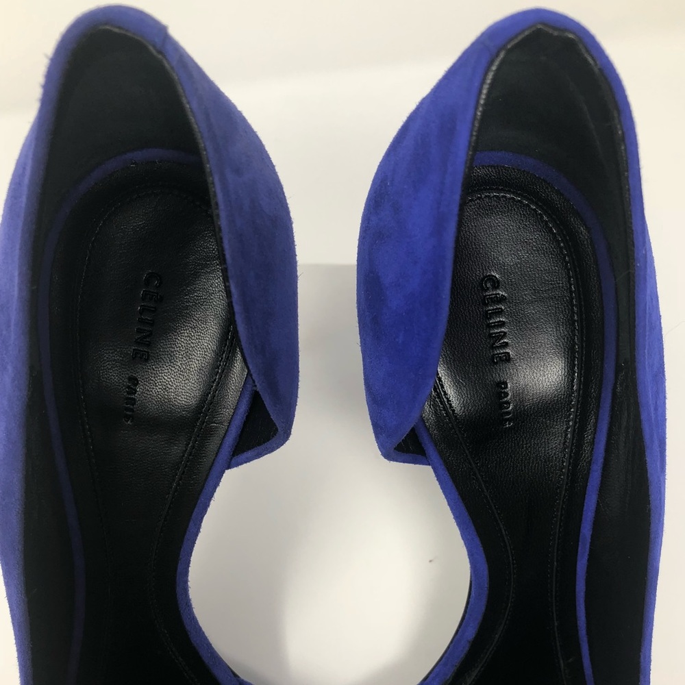 Celine Pointy Lamb Suede Pumps (Brand New) - Picture 5 of 7
